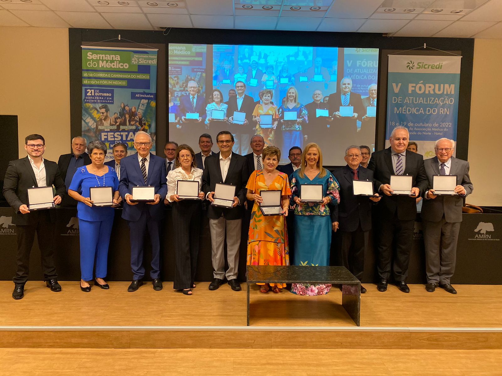 V Fórum de Atualização Médica homenageia dez médicos de destaque do Rio Grande do Norte