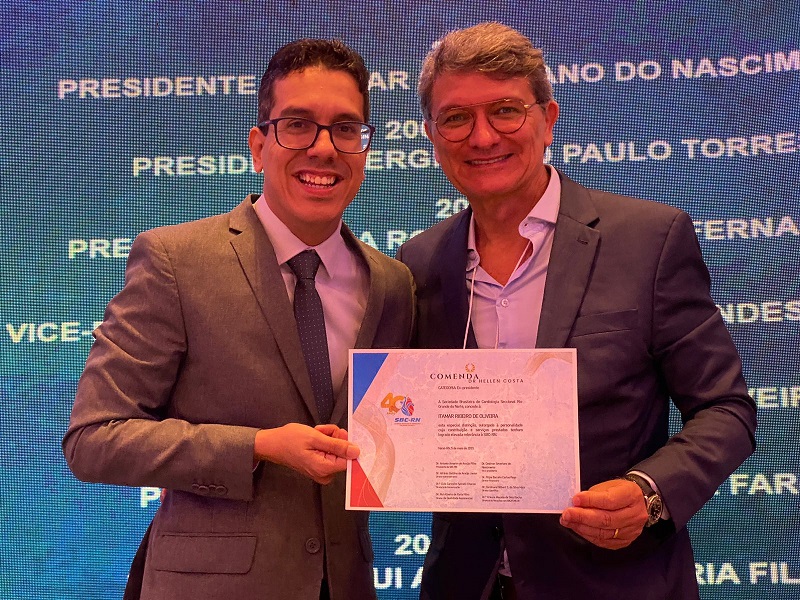 Dr. Itamar Ribeiro de Oliveira é homenageado pela Sociedade Brasileira de Cardiologia